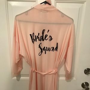 Bridesmaid Robe light pink